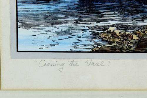 Illustrated London News 1889 - Crossing the Vaal