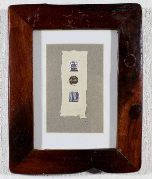 Three Bishoff mixed media miniature works