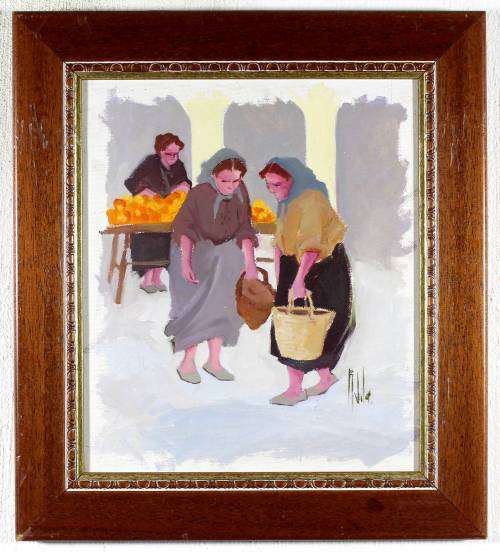 R Jiles - Ladies at the market