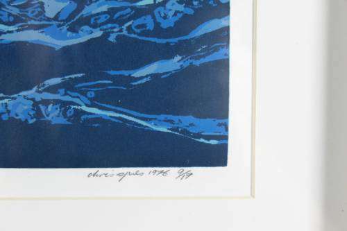 Chris Spies - Blue abstract - Vir Siki
