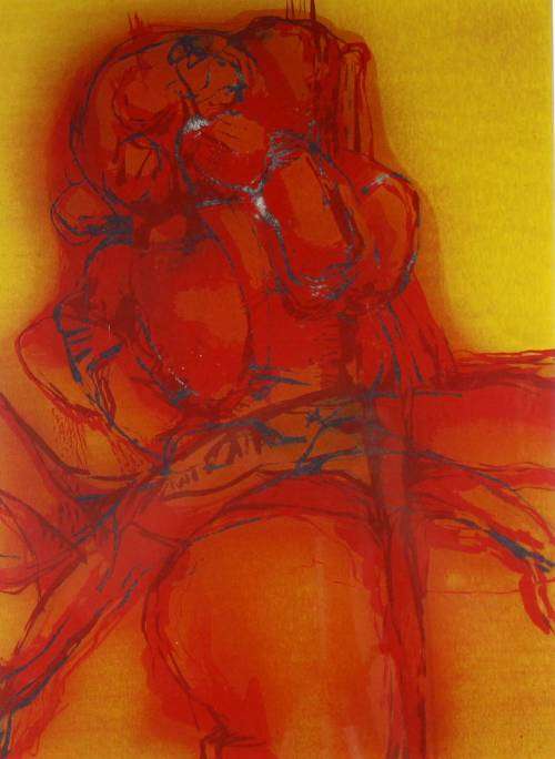 Fred Schimmel - Red abstract