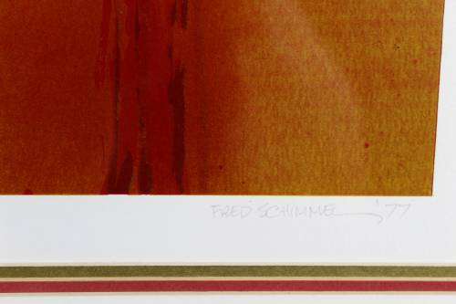 Fred Schimmel - Red abstract