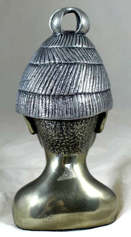 Casper Darare - Old Basotho with hat - Posthumous Cold Casting - Magnificent!! Bid now!