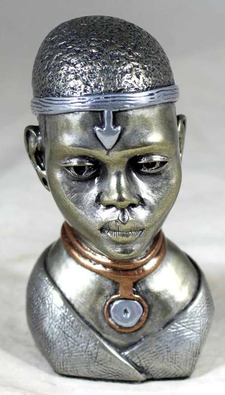 Casper Darare - Young Masai Boy- Posthumous Cold Casting