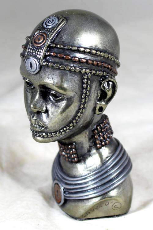 Casper Darare - Young Masai Girl - Posthumous Cold Casting
