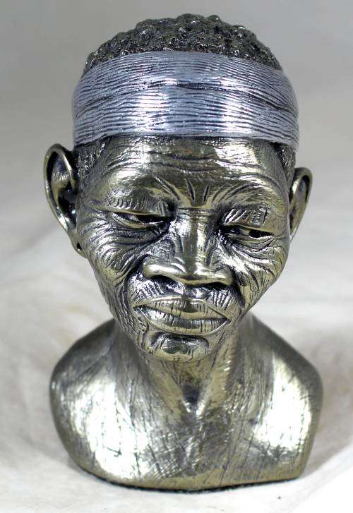 Casper Darare - Khoisan Woman - Posthumous Cold Casting