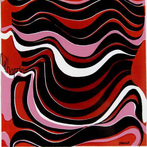 Cecily Sash - Ceramic tile with a transfer print - 1970