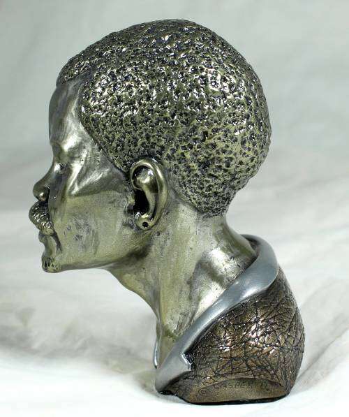 Casper Darare - Ndebele Man - Posthumous Cold Casting