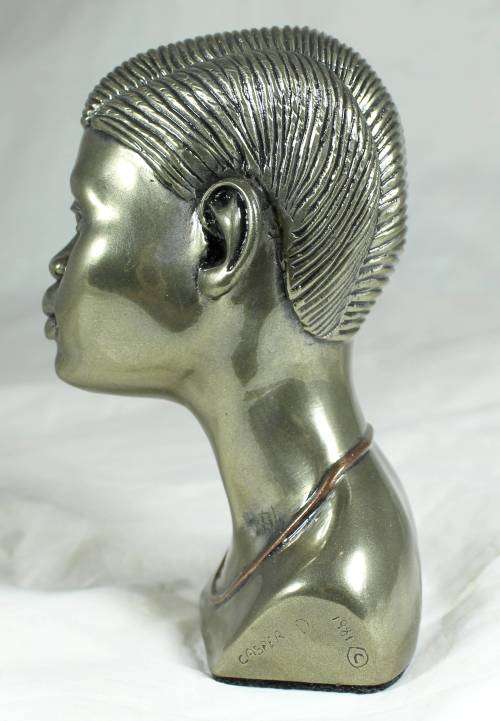 Casper Darare - Young Zulu Bride - Posthumous Cold Casting