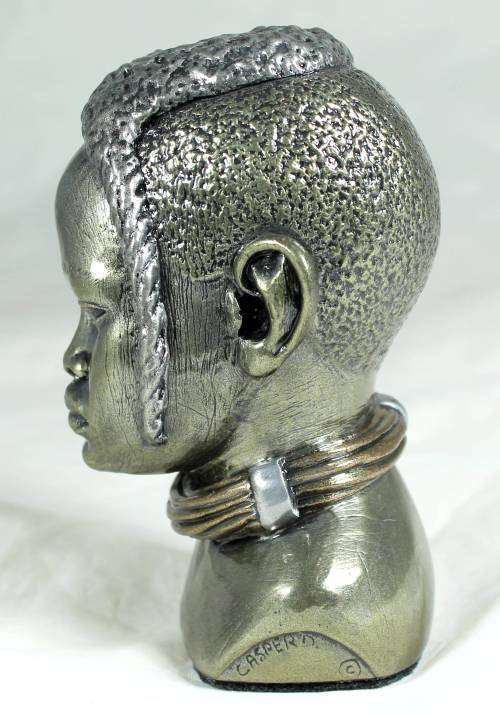 Casper Darare - Himba Girl - Posthumous Cold Casting - Magnificent!! Bid now!