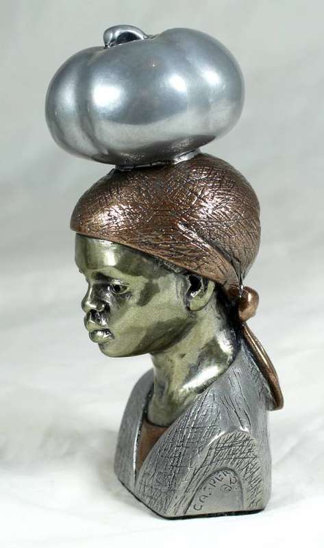 Casper Darare - Zulu Girl - Posthumous Cold Casting