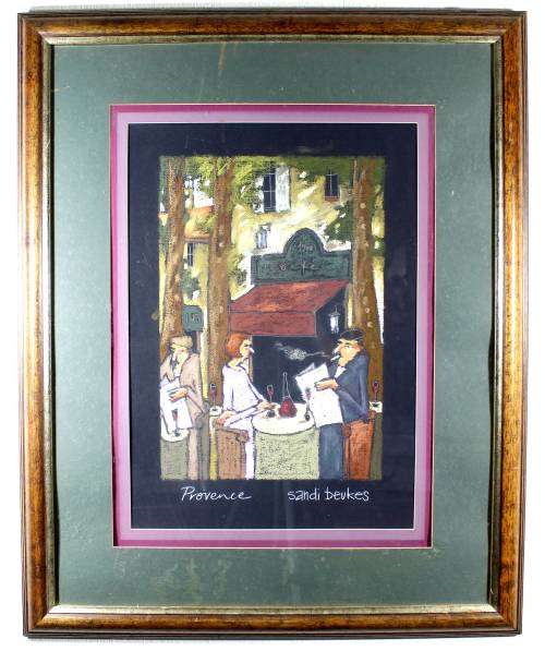 Sandi Beukes - Provence - A beautiful pastel! Bid now!