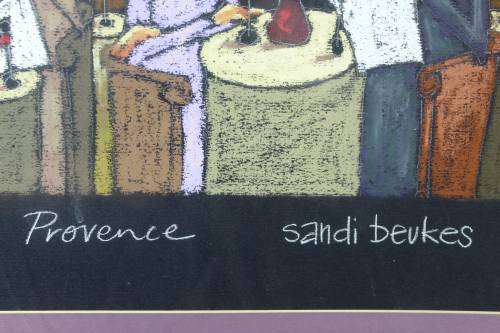 Sandi Beukes - Provence - A beautiful pastel! Bid now!