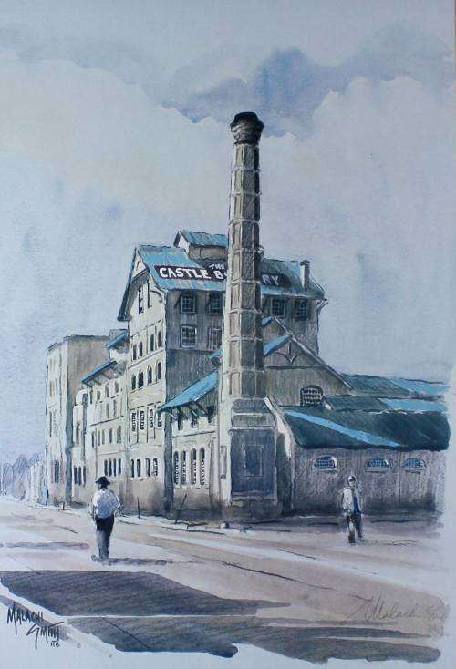 Malachi Smith - Castle Brewery Factory - Limited edition signed print - Beautiful!! - Bid now!!