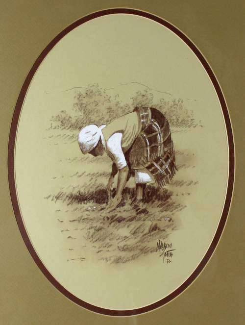 Malachi Smith - Woman working in the field