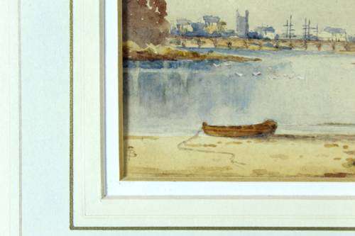 After Myles Birlat Foster - Lake scene - A beautiful watercolor! - Bid now!