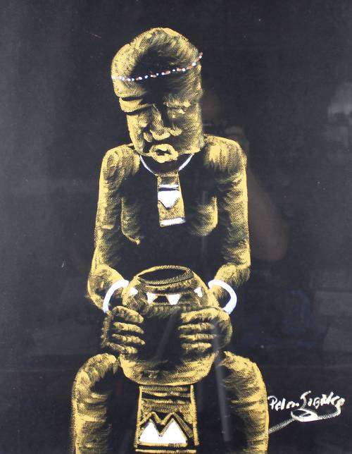 Peter Sibeko - Lady with pot