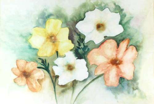 Still life flowers - A watercolor