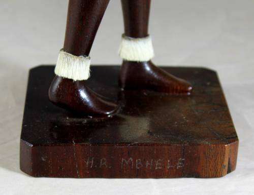 HR Mbhele Carving - Traditional Warrior