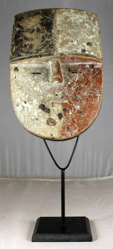 Vintage African Mask On Stand
