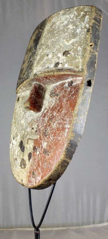 Vintage African Mask On Stand