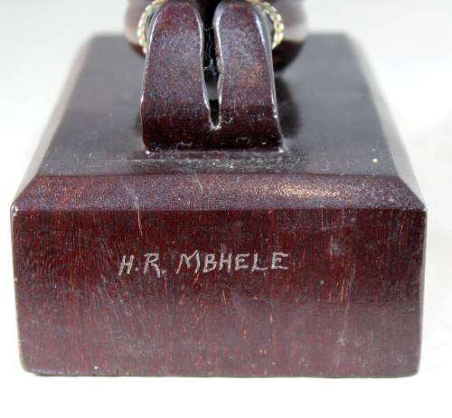HR Mbhele - Woman Kneeling With Container