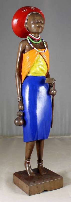 HR Mbhele - Woman With Baby holding hoe