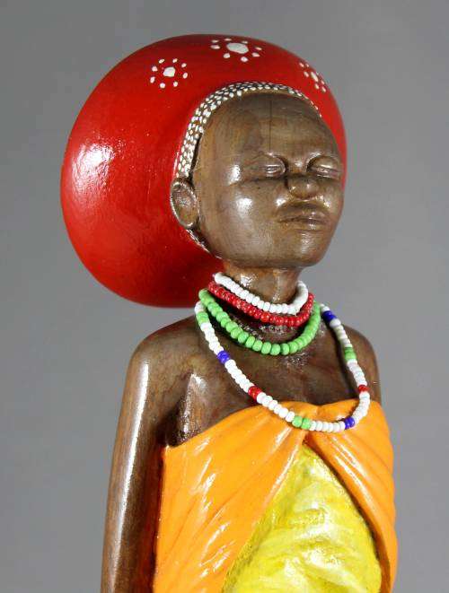 HR Mbhele - Woman With Baby holding hoe
