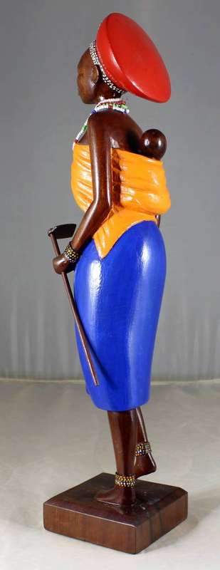 HR Mbhele - Woman With Baby holding hoe