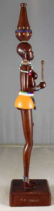 HR Mbhele - Woman Carrying Pot