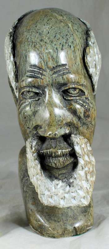 Stone Carving - Old Man