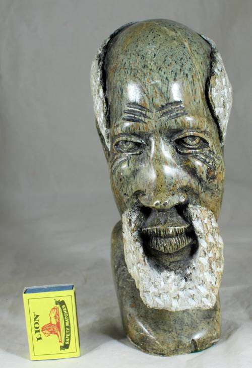 Stone Carving - Old Man