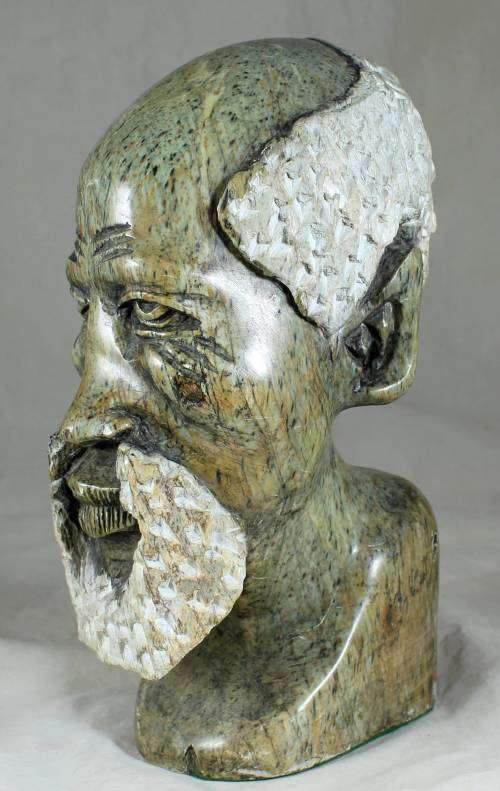Stone Carving - Old Man