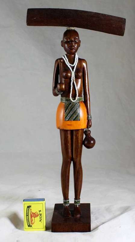 HR Mbhele - Woman Carrying a Mat
