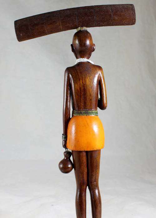 HR Mbhele - Woman Carrying a Mat