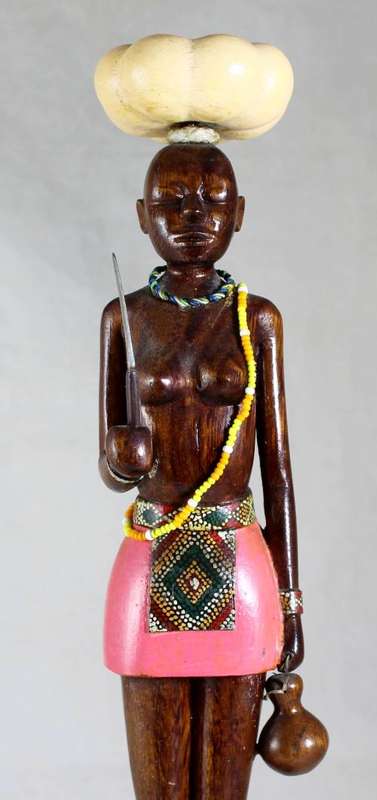 HR Mbhele - Traditional Woman Carrying Pumpkin