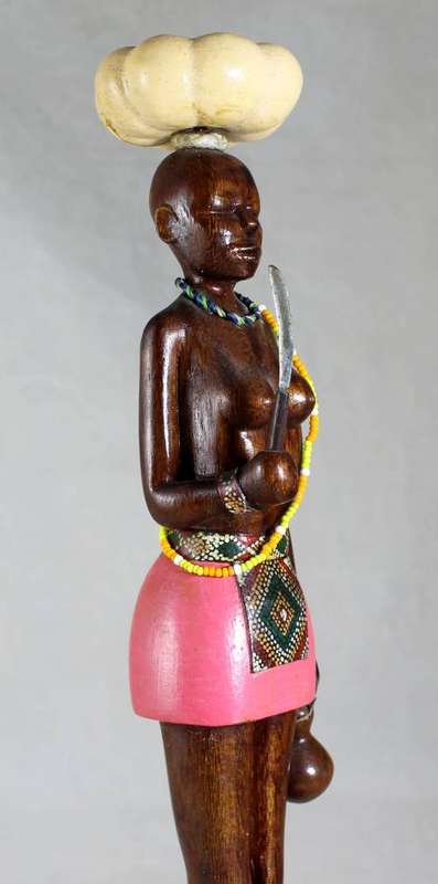 HR Mbhele - Traditional Woman Carrying Pumpkin