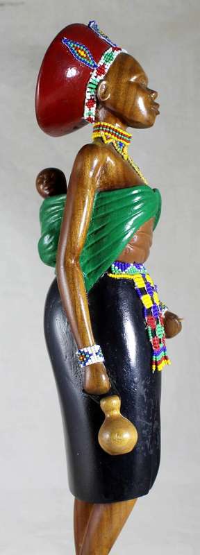 HR Mbhele - Traditional Mother and Child