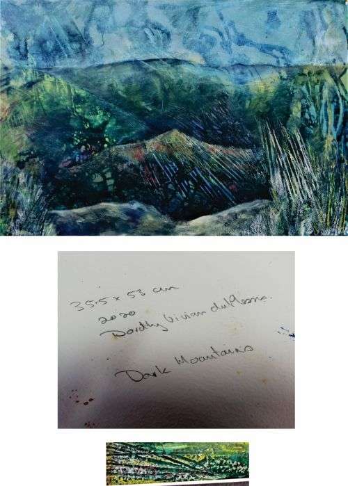 Dorothy Vivian du Plessis - Dark Mountains