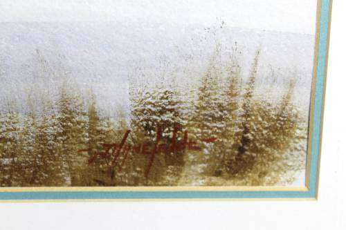 Johan Manefeldt - Birds in flight over the lake - A beautiful treasure! - Investment art,