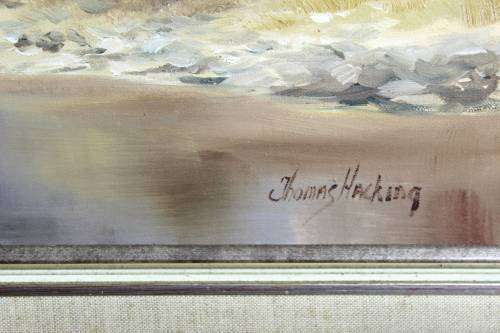 Thomas Hacking - River with clouded mountains