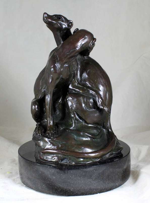 Llewellyn Davies - Meerkat Sculpture - Bronze - Investment art!! Bid now!