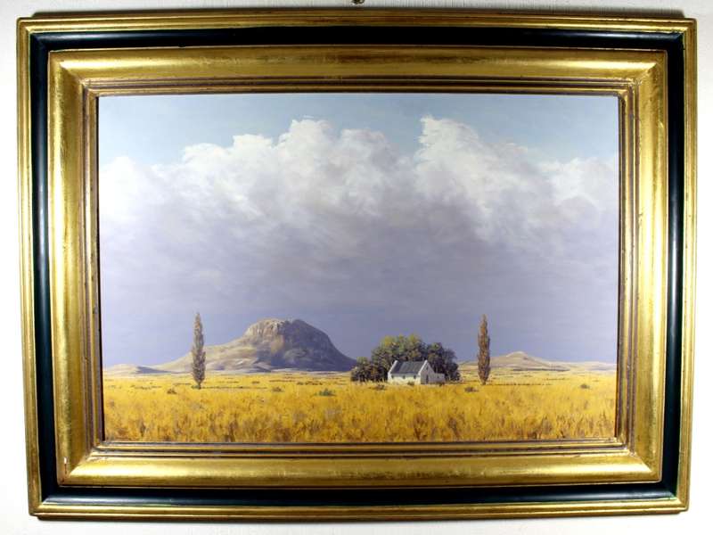 RG Roelofz - Lone house and approaching storm