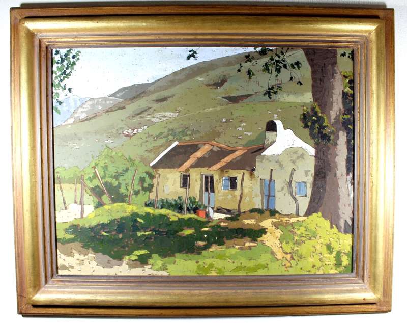 Alan Maling - House at the foot of mountains