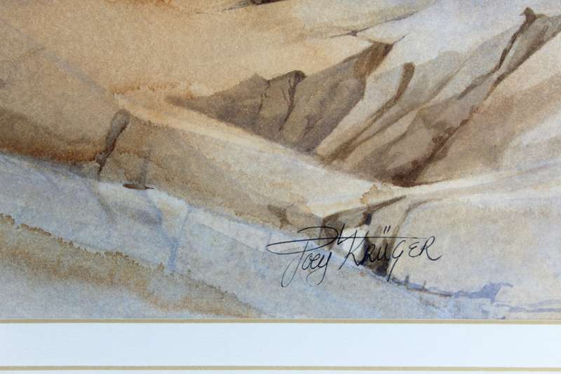 Joey Kruger - Sable Antelope on rocky outcrop