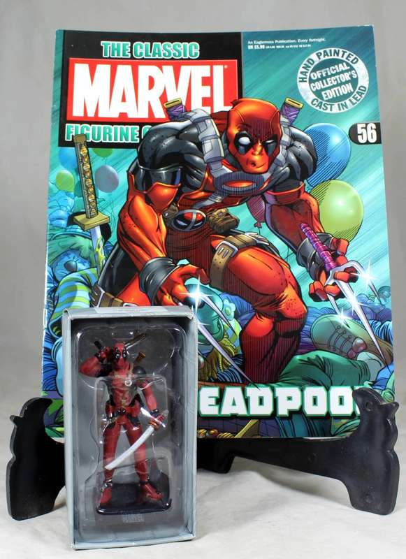 Classic Marvel - Action Figure and Book - Deadpool - Issue #56 - Bid Now!
