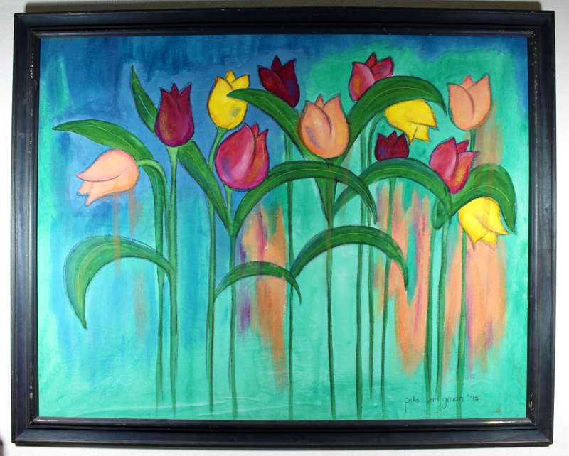 Petro van Graan - Still life flowers