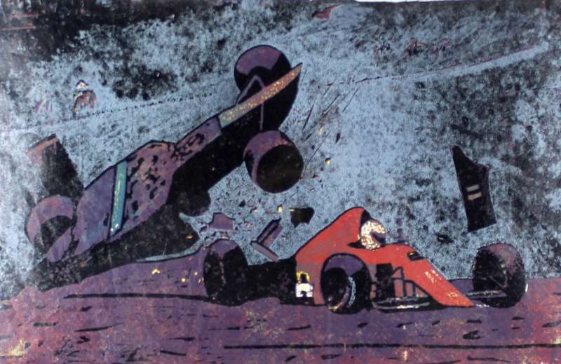 Nadine Hambridge - Racing cars crashing