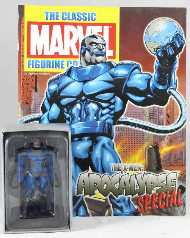 Marvel classics special edition- Lead hand painted figurine and book - Apocalypse