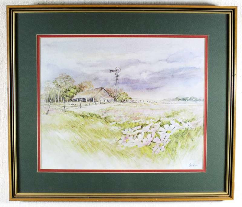 Chrystal Wynn - Farmhouse with Cosmos